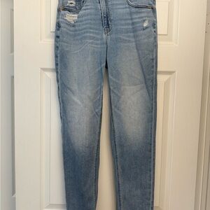 American Eagle Outfitters Light Blue Stretch Mom Jean